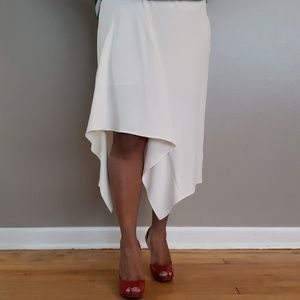 Express high waisted skirt (ivory)